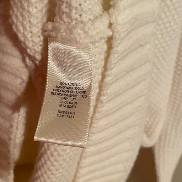 Winter White Eliza J Turtleneck Sweater Dress - XL - Picture 3 of 8